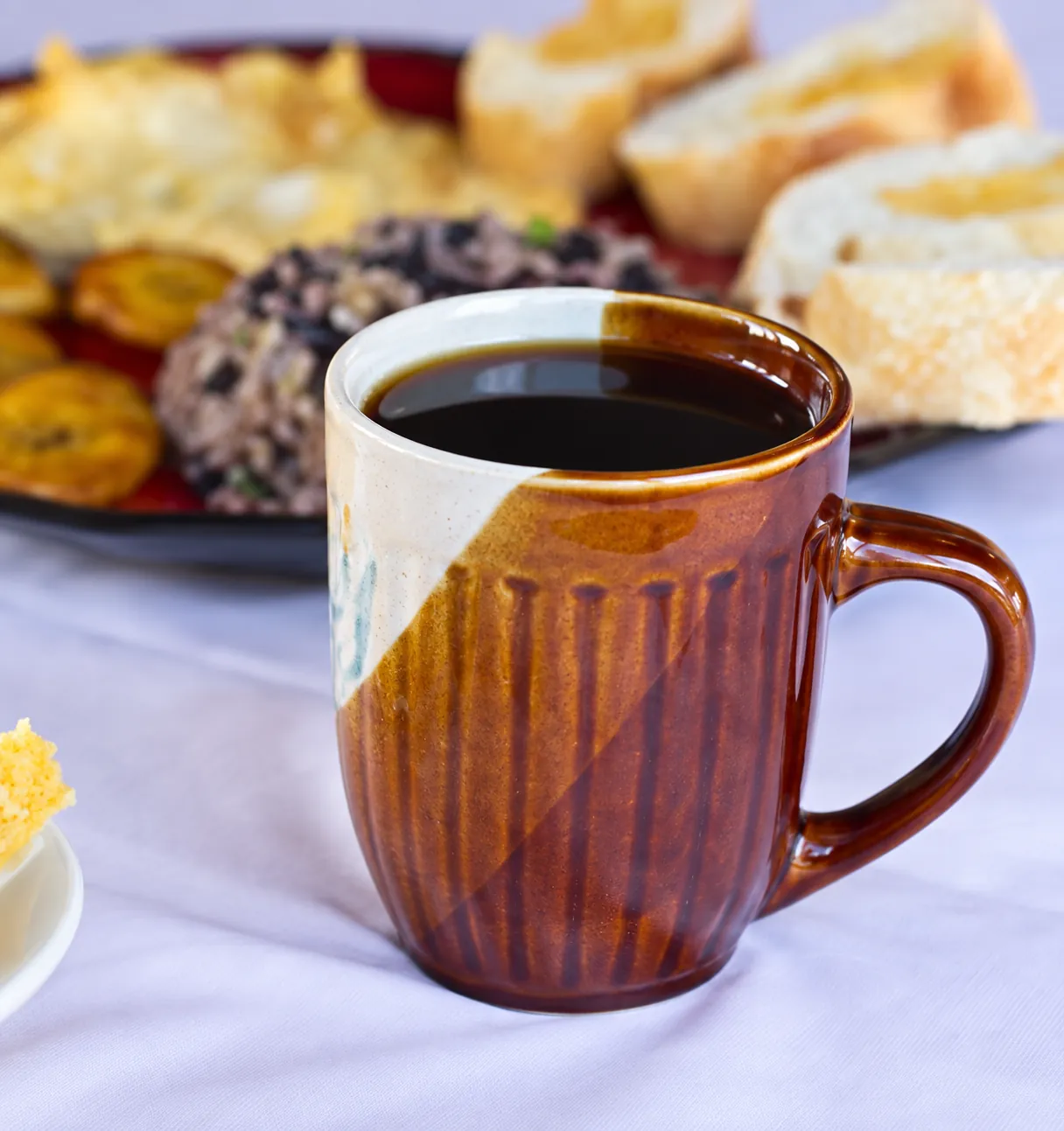 Coffee and breakfast at Miriam's restaurant